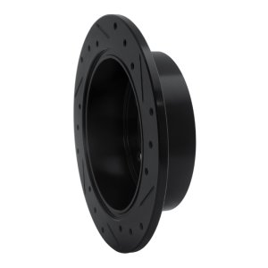 Chrysler Sebring Brake Rotor (1) - Rear Left - R1 Concepts - Drilled & Slotted - Black - `94-`07